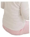 Country Road Girls Organically Grown Cotton Solid Rib Legging Light Pink in Size 12-18 Months