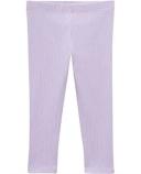 Country Road Girls Organically Grown Cotton Solid Rib Legging Soft Lilac in Size 6-12 Months