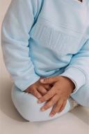 Country Road Girls Verified Australian Heritage Sweat Pale Blue in Size 3-6 Months | 100% Cotton