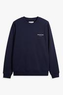 Country Road Women's Verified Australian Relaxed Fit Sweat Top Navy in Size Large | 100% Cotton