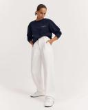 Country Road Women's Verified Australian Relaxed Fit Sweat Top Navy in Size XL | 100% Cotton