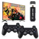 CredevZone GD10 Retro Game Console TV HD Output Plug and Play Games Console Stick Video Gaming Consoles Preinstalled Emuelec 2 Controllers 64GB