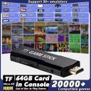 CredevZone GD10 Retro Game Console TV HD Output Plug and Play Games Console Stick Video Gaming Consoles Preinstalled Emuelec 2 Controllers 64GB