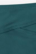 Cupshe Twist Bralette & Spliced High Waist Bikini Set - Teal,S