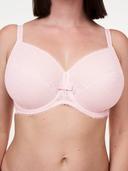 David Jones Chantelle Day to Night Covering Underwire Bra in Porcelain Pink, Size 16F