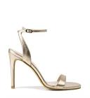 David Jones Edward Meller Wisp100 Single Strap Sandal in Rosegold Sparkle, Size 37 EU