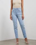 David Jones Nobody Denim Frankie High Rise Stretch Ankle Jean in Cooling Blue, Size 34 in