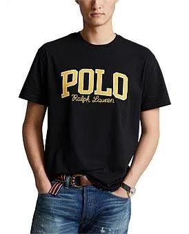 David Jones Polo Ralph Lauren Classic Fit Logo Jersey T-Shirt in Polo Black, Size Medium