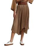 David Jones Polo Ralph Lauren Pleated Georgette Handkerchief Skirt in Navy, Size 16 US