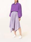 David Jones Polo Ralph Lauren Pleated Georgette Handkerchief Skirt in Purple, Size 0 US