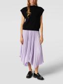 David Jones Polo Ralph Lauren Pleated Georgette Handkerchief Skirt in Purple, Size 10 US