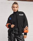 Dazie - Women's Black Bomber Jackets - V8 Bomber Jacket - Size 14 at The Iconic