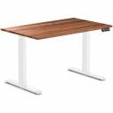 Desky Dual Hardwood Sit Stand Desk - Red Oak / Grey - 1800x750mm - AfterPay & zipPay Available