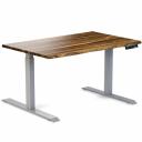 Desky Dual Hardwood Sit Stand Desk - Red Oak / Matte Black - 1500x750mm - AfterPay & zipPay Available