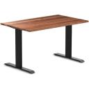 Desky Dual Hardwood Sit Stand Desk - Red Oak / Matte Black - 1500x750mm - AfterPay & zipPay Available