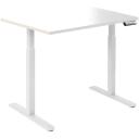Desky Dual Hardwood Sit Stand Desk - Red Oak / Matte Black - 1500x750mm - AfterPay & zipPay Available