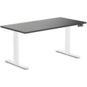 Desky Dual Hardwood Sit Stand Desk - Red Oak / Matte Black - 1800x750mm - AfterPay & zipPay Available