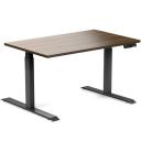 Desky Dual Hardwood Sit Stand Desk - Red Oak / Matte Black - 1800x750mm - AfterPay & zipPay Available