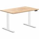Desky Dual Hardwood Sit Stand Desk - Red Oak / Matte Black - 1800x750mm - AfterPay & zipPay Available