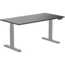 Desky Dual Hardwood Sit Stand Desk - Red Oak / White - 1500x750mm - AfterPay & zipPay Available