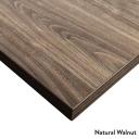 Desky Dual Mini Sit Stand Desk | Small Standing Desk Burnished Wood / 1100 x 600 / White