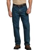 Dickies 19294 Relaxed Fit Stonewashed Carpenter Denim Jeans - Tinted Heritage Khaki, 32