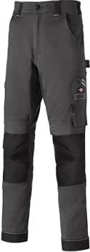 Dickies Universal Flex Knee Pad Grey/Black Trousers Mens Workwear Bottoms TR2011 GYB