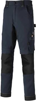 Dickies Universal Flex Knee Pad Grey/Black Trousers Mens Workwear Bottoms TR2011 GYB