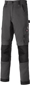 Dickies Universal Flex Knee Pad Grey/Black Trousers Mens Workwear Bottoms TR2011 GYB