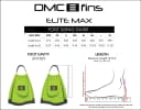 DMC Fins Elite Max - 21kt Medalist Series Gold Size XXS