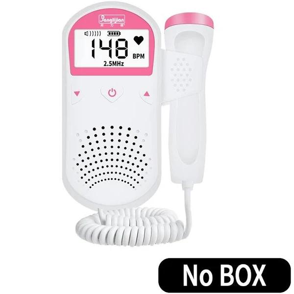 Doppler Fetal 2.5MHz Home Pregnancy Babies Ultrasound Sonar Heart Rate Detector Baby Monitor For Pregnant Women Stethoscope