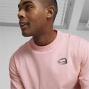 Downtown Men's Graphic T-Shirt in Peach Smoothie, Size Large, Cotton/Polyester by Puma