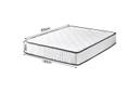 DreamZ Spring Mattress Bed Pocket Tight Top Foam Medium Firm King Size 20cm - AfterPay & zipPay Available