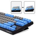 Durgod Taurus K320 TKL Wired Mechanical Gaming Keyboard - 87 Key - Double Shot PBT - NKRO - USB Type C (Cherry Blue,black)