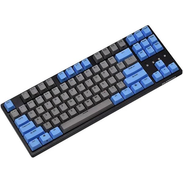 Durgod Taurus K320 TKL Wired Mechanical Gaming Keyboard - 87 Key - Double Shot PBT - NKRO - USB Type C (Cherry Blue,black)