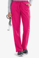Easy Stretch by Butter-Soft Eden Women's 4-Pocket Drawstring Scrub Pants - Tall in Flirt | Size 2x Polyester/spandex