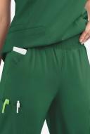Easy Stretch by Butter-Soft Mila Women's 7-Pocket Jogger Scrub Pants in Hunter | Size S Polyester/spandex