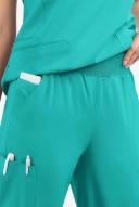 Easy Stretch by Butter-Soft Mila Women's 7-Pocket Jogger Scrub Pants in Spring Emerald | Size XL Polyester/spandex