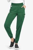 Easy Stretch by Butter-Soft Mila Women's 7-Pocket Jogger Scrub Pants - Petite in Hunter | Size 3x Polyester/spandex