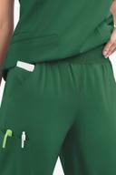 Easy Stretch by Butter-Soft Mila Women's 7-Pocket Jogger Scrub Pants - Petite in Hunter | Size 3x Polyester/spandex