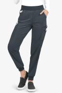 Easy Stretch by Butter-Soft Mila Women's 7-Pocket Jogger Scrub Pants - Petite in Pewter | Size XXS Polyester/spandex