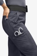 Easy Stretch by Butter-Soft Sienna Women's 5-Pocket Sport Yoga Scrub Pants in Charcoal Heather/Black | Size XL Polyester/spandex