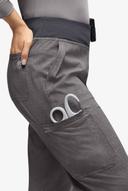 Easy Stretch by Butter-Soft Sienna Women's 5-Pocket Sport Yoga Scrub Pants in Graphite Heather/pewter | Size 3x Polyester/spandex