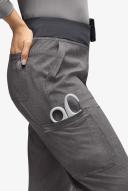 Easy Stretch by Butter-Soft Sienna Women's 5-Pocket Sport Yoga Scrub Pants in Graphite Heather/pewter | Size L Polyester/spandex