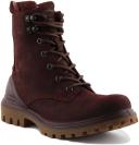 Ecco Tredtray Women's Hm100k Waterproof Leather Ankle Boot in Burgundy Size 11/11.5