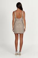Elianna Embellished Mini Dress | Silver | MESHKI Mini Dresses | Size 3XL | in Multiple Sizes & Styles | AfterPay Available