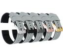 Elite Silicone Watch Band / Strap in Cool Grey/Black w/ Gunmetal Grey Buckle, Width 20mm | Barton