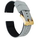 Elite Silicone Watch Band / Strap in Crimson Red w/ Gunmetal Grey Buckle, Width 24mm | Barton