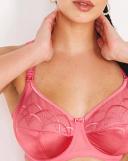Elomi Cate Underwired Full Cup Banded Bra - Desert Rose 14G EL4030 Plus Size Bra - AfterPay Available