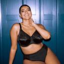 Elomi Cate Underwired Full Cup Banded Bra - Desert Rose 16F EL4030 Plus Size Bra - AfterPay Available